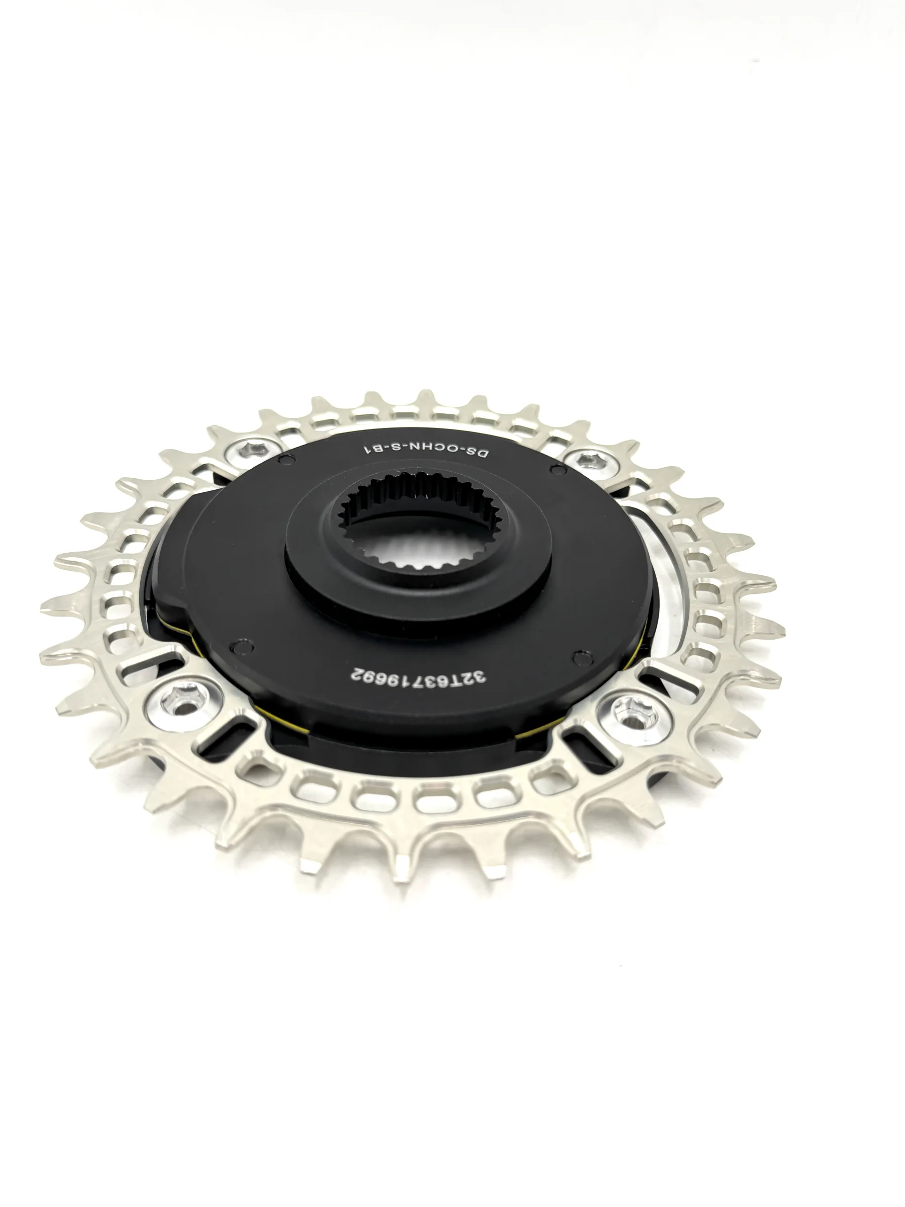 Rückseite des Ochain S B1 mit RadoxX Kettenblatt 104 BCD 2.0 SL