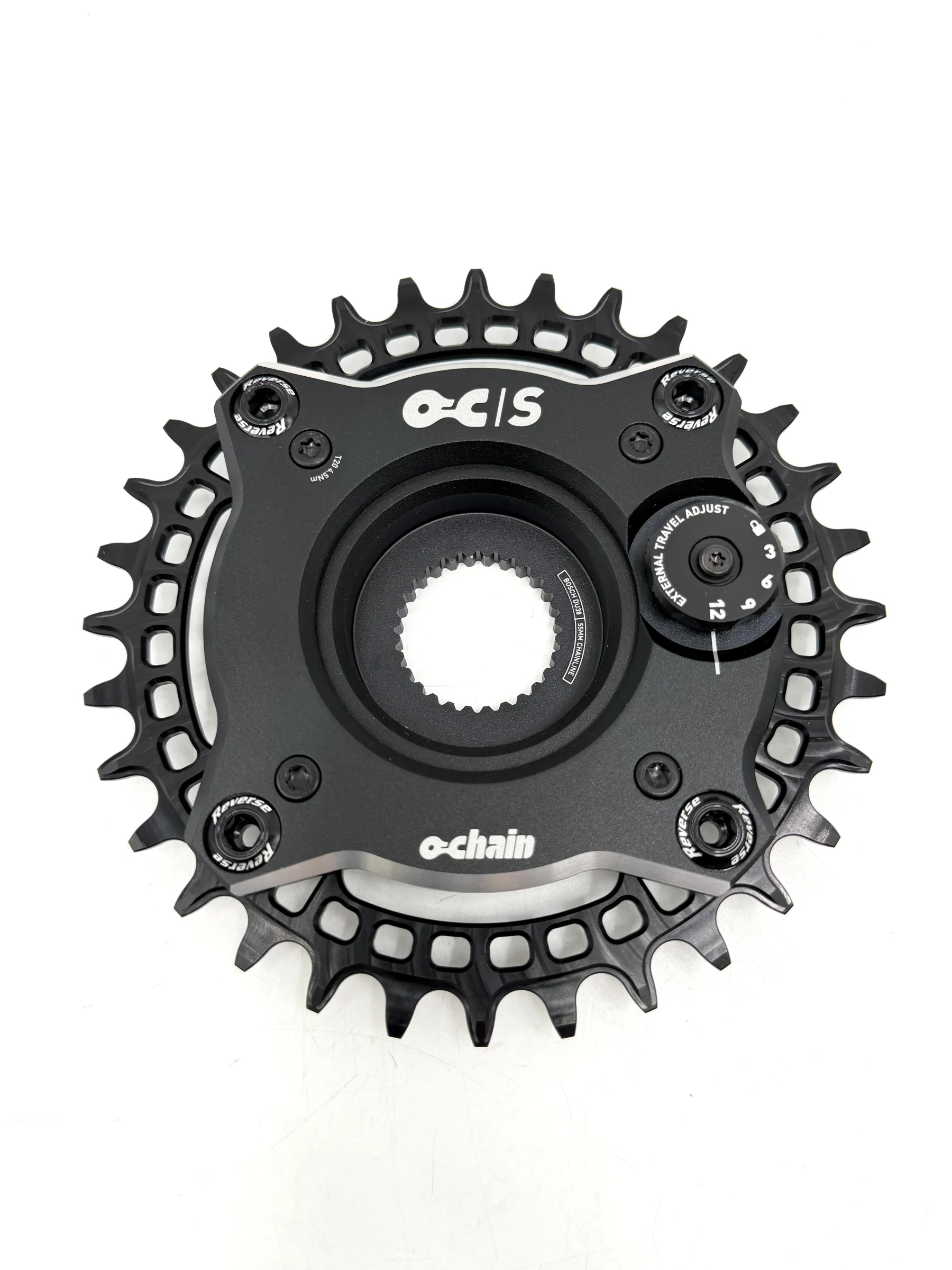 Ochain S B1 mit schwarzem RadoxX Kettenblatt 104 BCD 2.0 SL