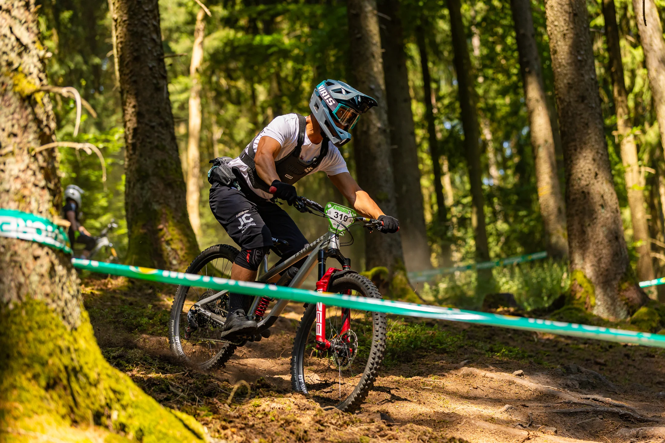 Dandy aka Trailnnja beim Enduro One Rennen in Roßbach